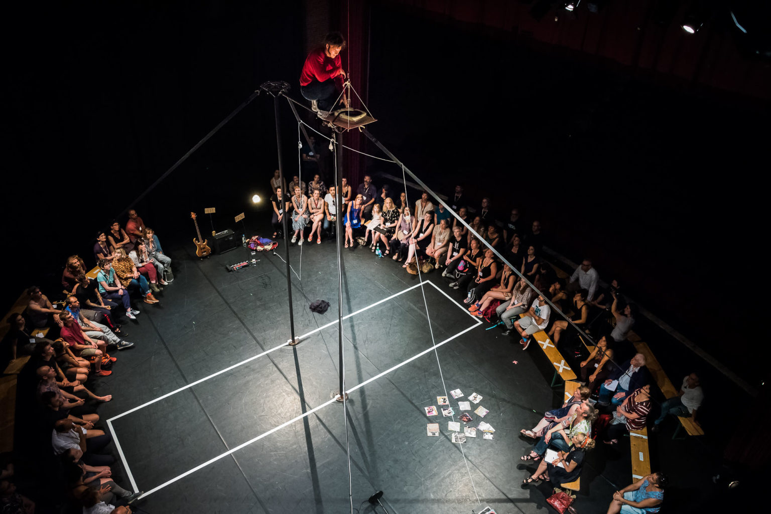 Neerpelt, Belgique, le 30 mai 2018. Monki Business présente Static dans le cadre des preselections de Circus Next Platform.
