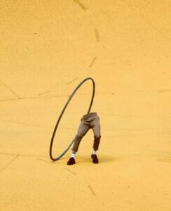 A WHEEL IS ONLY FALLING BY ITSELF.